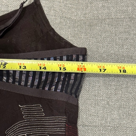 Rare Free People Dress Tassels, Lamé, Embroidery, Small - Picture 10 of 11